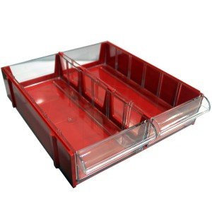 Base Modular Com Duas Gavetas - Vermelho - GVT1