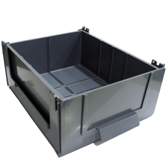 Base Modular Com Uma Gaveta - Cinza - GVT3 Base Modular Com Uma Gaveta - Cinza - GVT3