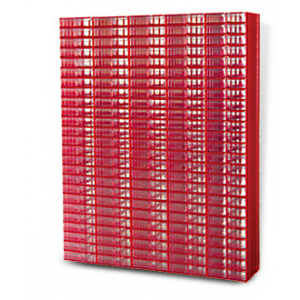 Base Modular Com Duas Gavetas - Vermelho - GVT1