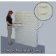 Base Modular Com Uma Gaveta - Cinza - GVT3 Base Modular Com Uma Gaveta - Cinza - GVT3