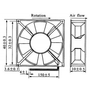Micro Ventilador 40x40x10HS 12V Sem Rolamento Micro Ventilador 40x40x10HS 12V Sem Rolamento