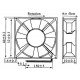 Micro Ventilador 40x40x10HS 12V Sem Rolamento Micro Ventilador 40x40x10HS 12V Sem Rolamento