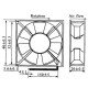 Micro Ventilador 40x40x20HS 12V Sem Rolamento Micro Ventilador 40x40x20HS 12V Sem Rolamento