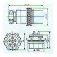 Conector Mike LS-3005-3012 6 Vias Prateado Macho E Femea Conector Mike LS-3005-3012 6 Vias Prateado Macho E Femea