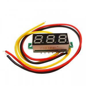 Mini Display Voltímetro Azul 0,28 Polegadas 2.5V - 30V Mini Display Voltímetro Azul 0,28 Polegadas 2.5V - 30V