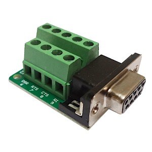 Módulo Adaptador DB9 Serial Fêmea Para Borne KRE Módulo Adaptador DB9 Serial Fêmea Para Borne KRE