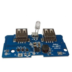 Módulo Carregador Dupla USB 5V 2A Para Bateria 18650 3,7V Módulo Carregador Dupla USB 5V 2A Para Bateria 18650 3,7V