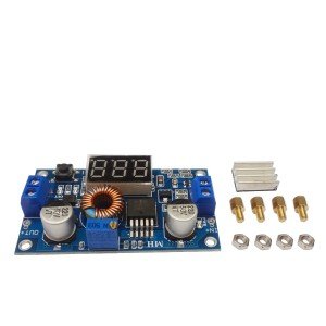 Módulo Conversor DC Step Down 5A XL4015 Com Voltímetro Módulo Conversor DC Step Down 5A XL4015 Com Voltímetro