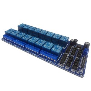 Módulo Relê 16 Canais 12V Módulo Relê 16 Canais 12V