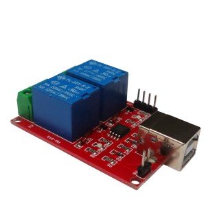 Módulo Rele 2 Canais 10A Com Acionamento USB 5V Módulo Rele 2 Canais 10A Com Acionamento USB 5V