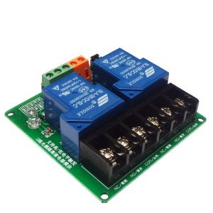 Módulo Rele 2 Canais 5V 30A Bornes Padrão Industrial CLP Módulo Rele 2 Canais 5V 30A Bornes Padrão Industrial CLP