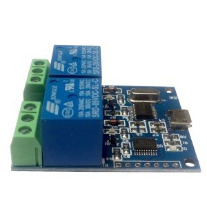Módulo Rele 2 Canais Com Micro USB Conversor CH340 Módulo Rele 2 Canais Com Micro USB Conversor CH340