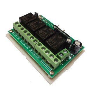 Módulo Rele 4 Canais RF433MHz Mais Controle Módulo Rele 4 Canais RF433MHz Mais Controle