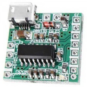 Módulo Amplificador de Som PAM8403 Estéreo 5V 2x3W Sem Potenciômetro Com Micro USB Módulo Amplificador de Som PAM8403 Estéreo 5V 2x3W Sem Potenciômetro Com Micro USB