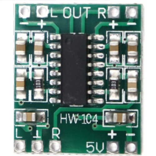 Módulo Amplificador de Som PAM8403 Estéreo 5V 2x3W Sem Potenciômetro Módulo Amplificador de Som PAM8403 Estéreo 5V 2x3W Sem Potenciômetro