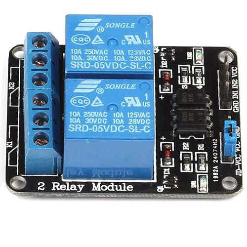 Módulo Relé 5V 2 Canais Módulo Relé 5V 2 Canais