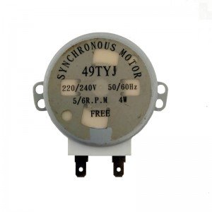 Motor De Microondas 49TYJ  220-240VAC 5 RPM 4W Eixo Plastico
