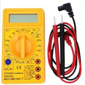 Multímetro Digital DT-830B Amarelo