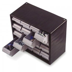 Organizador 7000 Plástico 16 Gavetas 23 X 28 x 14 cm