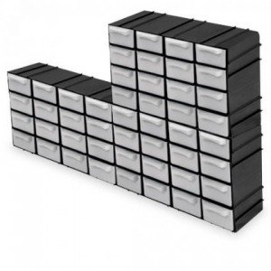 Organizador 7001 Plástico 16 Gavetas 15,5 x 22 x 8 cm Organizador 7001 Plástico 16 Gavetas 15,5 x 22 x 8 cm
