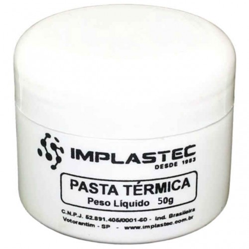 Pasta Termica Implastec Pote Com 50 Gramas Pasta Termica Implastec Pote Com 50 Gramas