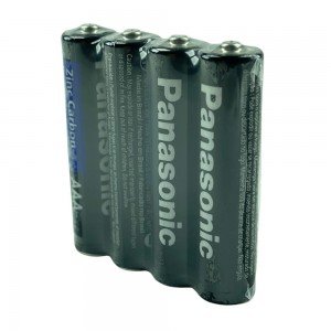 Pilha AAA Comum 1,5V Panasonic UM-4 (R03) - Kit Com 4 peças