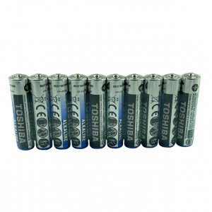 Pilha Alcalina AAA 1,5V Toshiba LR03G - Kit Com 10 peças Pilha Alcalina AAA 1,5V Toshiba LR03G - Kit Com 10 peças