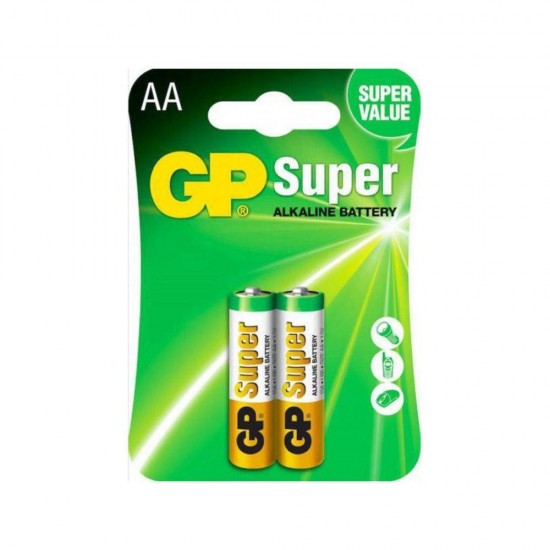 2 Pilhas Pequenas AA 1,5V Alkalinas GP - LR6 2 Pilhas Pequenas AA 1,5V Alkalinas GP - LR6