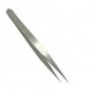 Pinça Reta 120mm Aço Inox HK-10 Pinça Reta 120mm Aço Inox HK-10
