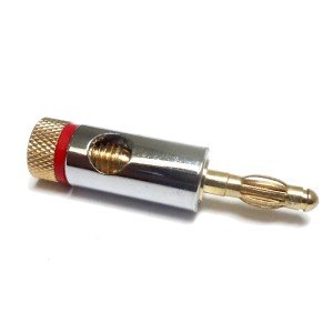 Pino Banana Metálico Dourado LS-5012 Vermelho