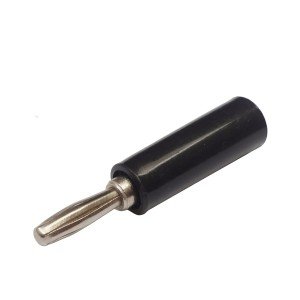 Pino Banana Plástico Prateado LS-5016 Preto