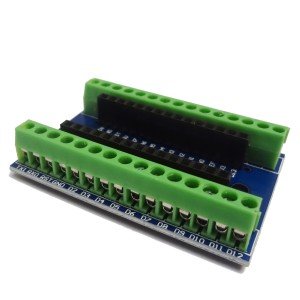 Placa Borne Terminal Adaptador Para Arduino Nano Soldado Placa Borne Terminal Adaptador Para Arduino Nano Soldado