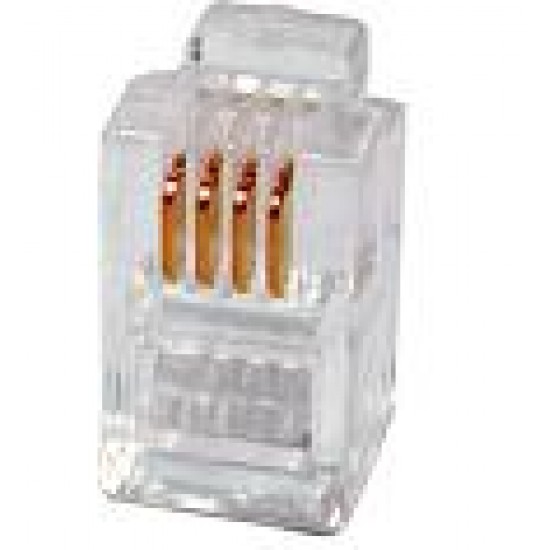 Plug Modular RJ11 4P4C (YH003) Plug Modular RJ11 4P4C (YH003)