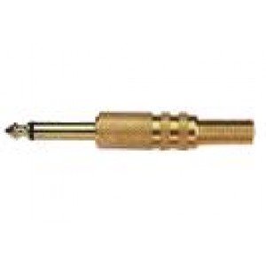 Plug P10 Mono Dourado Plug P10 Mono Dourado