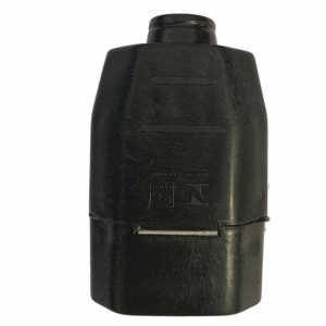 Plug de Tomada Fêmea 2P (2 Pinos) 10A Universal Preto