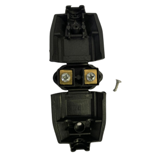 Plug de Tomada Fêmea 2P (2 Pinos) 10A Universal Preto Plug de Tomada Fêmea 2P (2 Pinos) 10A Universal Preto