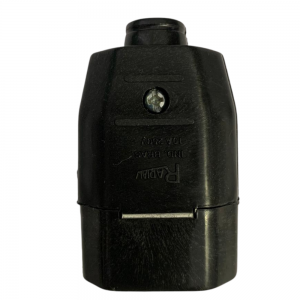Plug de Tomada Fêmea 2P (2 Pinos) 10A Universal Preto Plug de Tomada Fêmea 2P (2 Pinos) 10A Universal Preto
