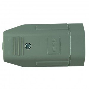 Plug de Tomada Fêmea 2P+T (3 Pinos) 10A Universal Cinza Plug de Tomada Fêmea 2P+T (3 Pinos) 10A Universal Cinza