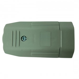 Plug de Tomada Fêmea 2P+T (3 Pinos) 20A Universal Cinza Plug de Tomada Fêmea 2P+T (3 Pinos) 20A Universal Cinza