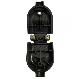 Plug de Tomada Macho 2P (2 Pinos) 10A Universal Preto
