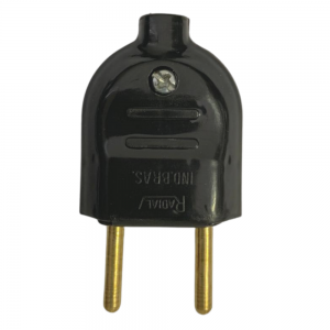Plug de Tomada Macho 2P (2 Pinos) 10A Universal Preto Plug de Tomada Macho 2P (2 Pinos) 10A Universal Preto