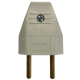 Plug de Tomada Macho 2P (2 Pinos) 10A Universal Branco Plug de Tomada Macho 2P (2 Pinos) 10A Universal Branco