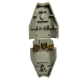 Plug de Tomada Macho 2P+T (3 Pinos) 20A Universal Cinza