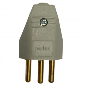 Plug de Tomada Macho 2P+T (3 Pinos) 20A Universal Cinza Plug de Tomada Macho 2P+T (3 Pinos) 20A Universal Cinza