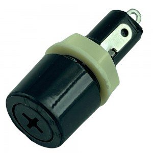 Porta Fusivel MF528 Com Fenda Para Painel 5x20mm 20AG