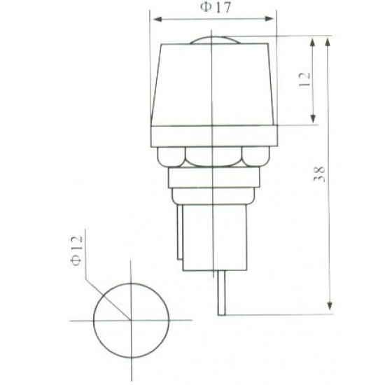 Porta Fusivel MF527 Com Fenda Para Painel 6x30mm 3AG Porta Fusivel MF527 Com Fenda Para Painel 6x30mm 3AG