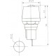 Porta Fusivel MF527 Com Fenda Para Painel 6x30mm 3AG Porta Fusivel MF527 Com Fenda Para Painel 6x30mm 3AG