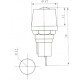 Porta Fusivel MF527 Com Fenda Para Painel 6x30mm 3AG