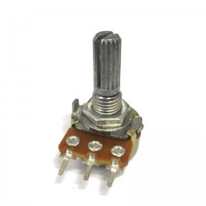 Potenciometro Logaritmo Mini 50KA L20 Potenciometro Logaritmo Mini 50KA L20