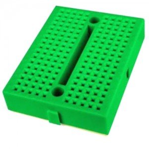 Protoboard 170 Pontos/Furos Verde Protoboard 170 Pontos/Furos Verde